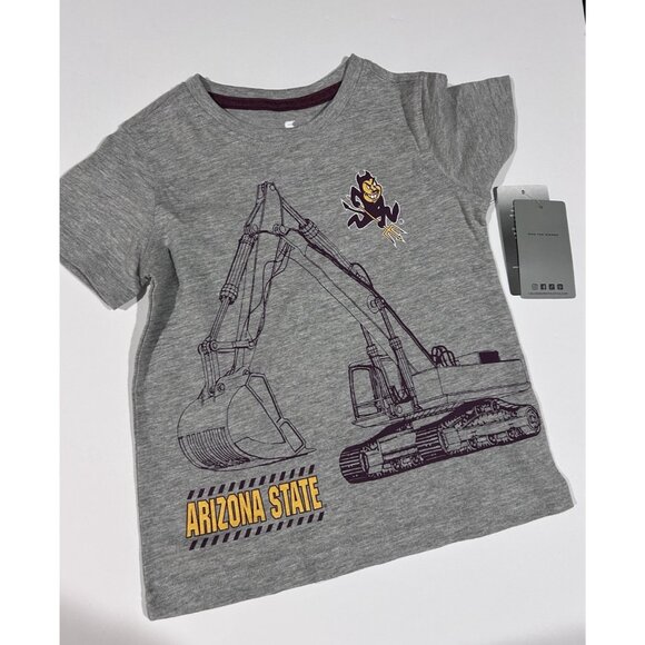 NEW ASU Arizona State Sun Devils Colosseum Athletics Excavator Shirt Toddler 3T - Picture 2 of 7